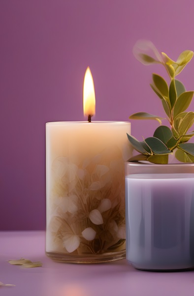 Gel based custom candles